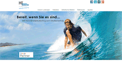 Desktop Screenshot of h2om.de